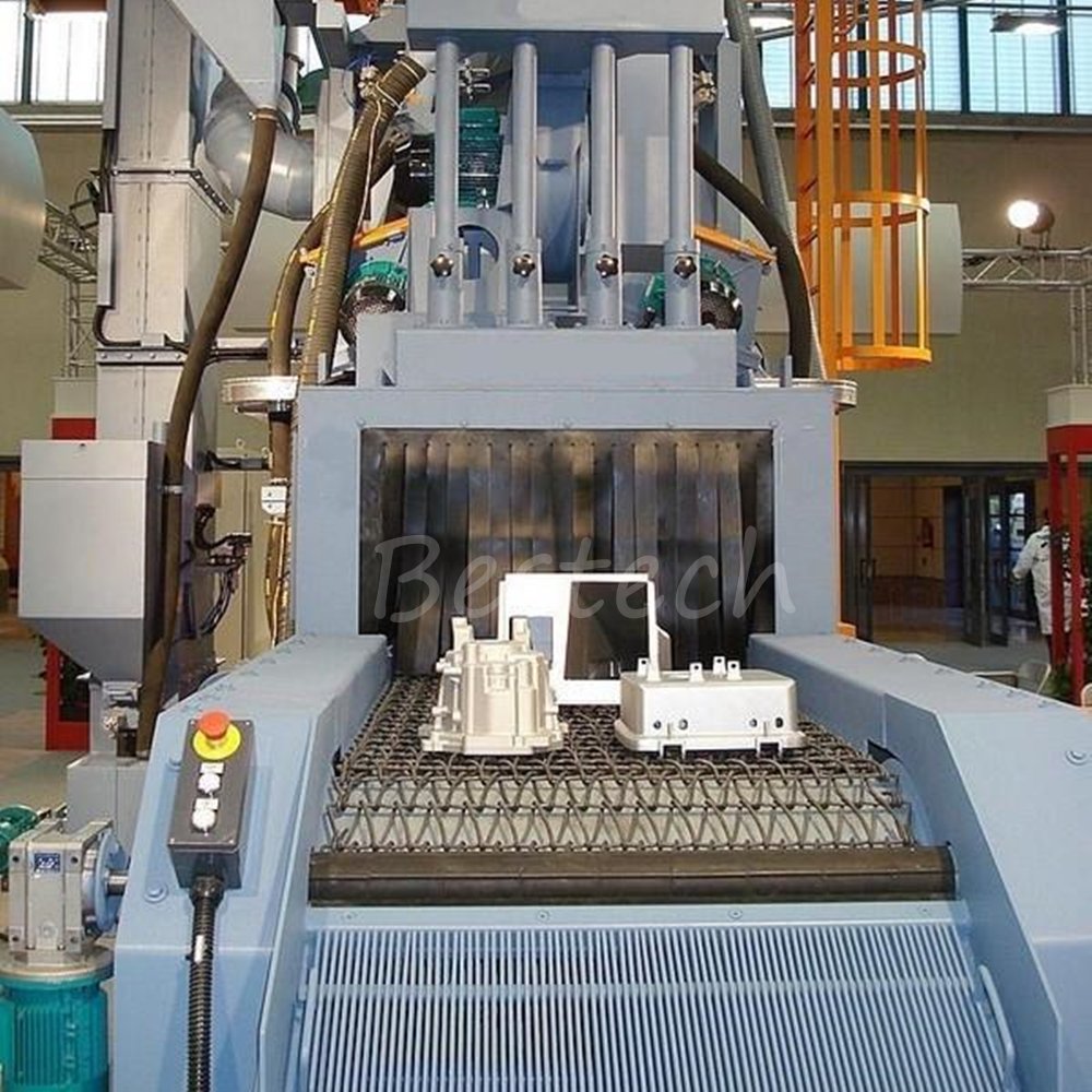 Wire Mesh Belt Shot Blasting System is designed to keep the momentum going. Parts are loaded onto a high-wear-resistant wire mesh conveyor, passing through the blast chamber continuously for a flawless, uniform finish—no flipping or manual re-loading required.