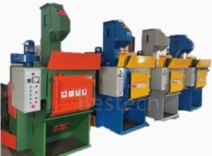The Tumble Belt Series can be used to remove sand and rust from cast, forged and welded parts as well as aluminum and other non-ferrous parts.