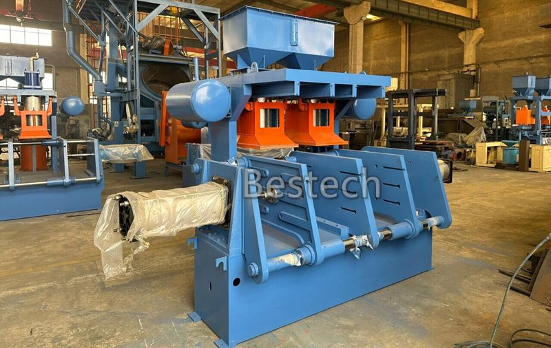 A hot box core shooting machine is a highly specialized piece of equipment in foundries designed to produce high-quality sand cores for metal casting. Its features are geared toward precision, speed, and efficiency, ensuring reliable production in demanding industrial settings.