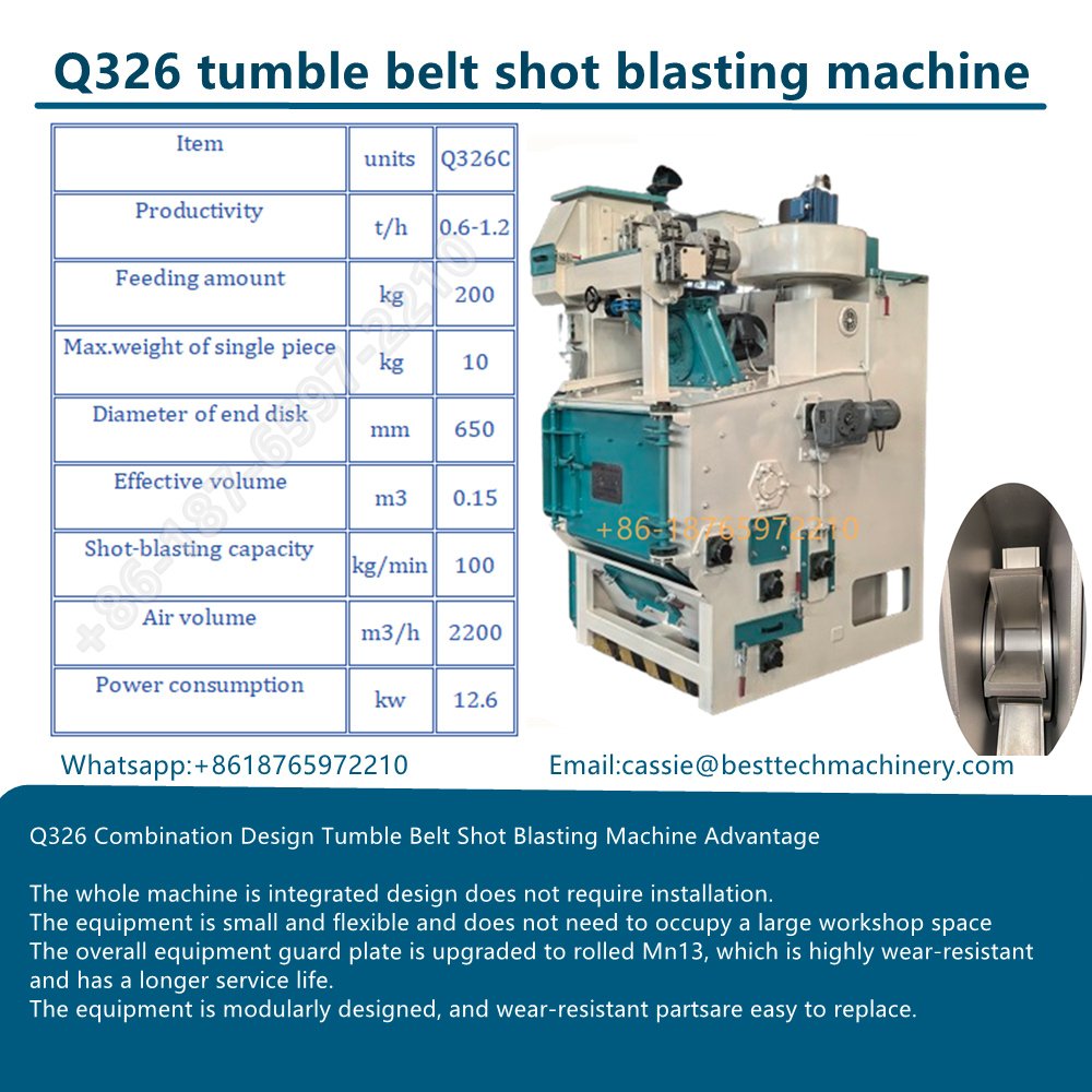 Tumble shot blasting machines offer a highly efficient and cost-effective solution for surface treatment, particularly for workpieces that are tumble-proof.