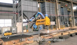 Resin sand casting process uses furan resin sand as the molding material.