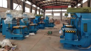 The Jolt Squeeze Molding Machine is a specialized foundry equipment designed for efficient sand mold preparation in metal casting processes. Combining jolting (vibration) and squeezing (compression) mechanisms, it ensures uniform compaction of molding sand around patterns, making it indispensable for producing high-quality castings with minimal defects .