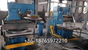 A jolt‑squeeze sand‑molding machine is a type of equipment used in foundries to compact molding sand into a flask (the metal frame that holds the sand mold) by applying two sequential motions: a rapid “jolt” and then a firm “squeeze.” This ensures the sand pack is both well‑filled and tightly consolidated around the pattern, producing a dimensionally accurate, strong mold.