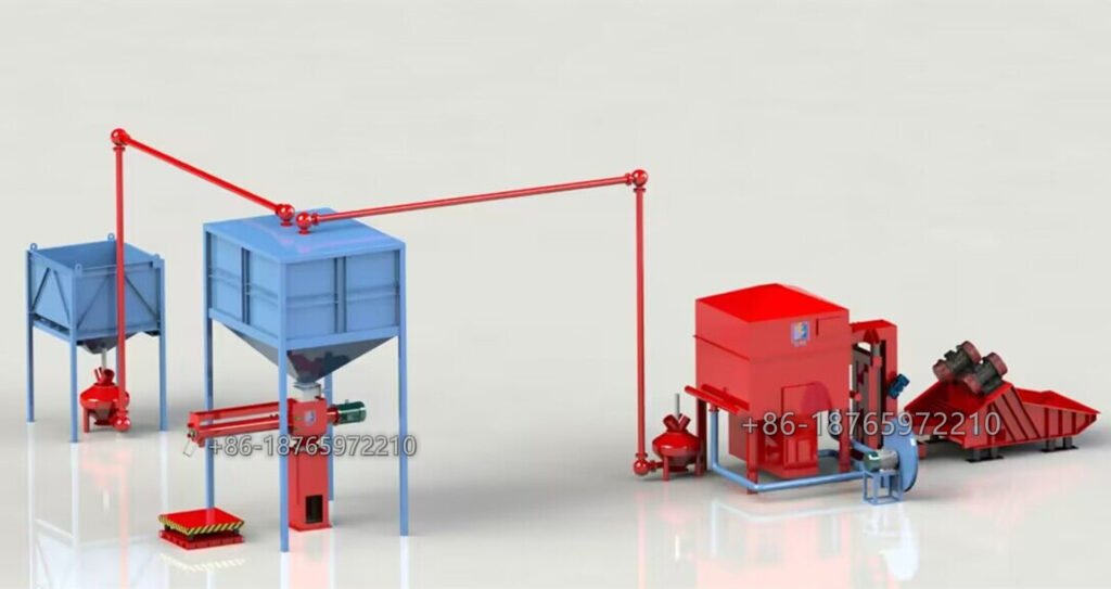 Sand Reclamation system is very efficient and generates the optimum reclamation level for used sand.