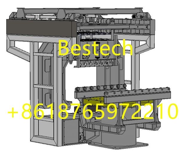 multi-piston hydraulic sand molding machine is a specialized piece of foundry equipment used to create sand molds for metal casting. It uses multiple hydraulic pistons to compress molding sand within a mold box (flask), ensuring uniform density and strength across the mold. These machines are commonly used in automated or semi-automated green sand molding lines.