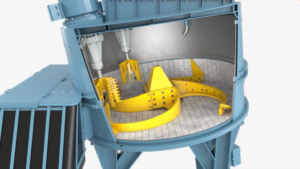 High-Speed Green Sand Mixing Machine is a specialized piece of foundry equipment used to efficiently mix green sand—a mixture of silica sand, clay (usually bentonite), water, and additives—used for making molds in metal casting. These machines are designed to ensure homogeneous mixing, short cycle times, and consistent mold quality in high-volume production environments.