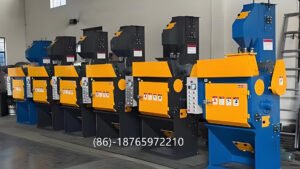 Tumble Shot Blasting Machine is an automatic, high-efficiency cleaning system designed to prepare metal surfaces for finishing — combining rotation, impact, and recycling to achieve consistent, high-quality results.