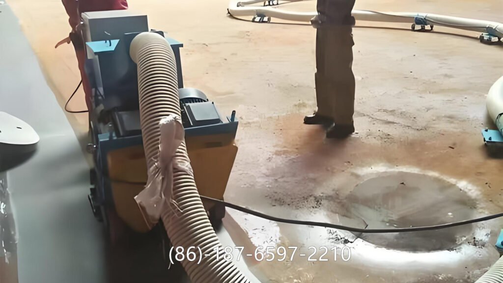 Floor shot blasting machine is a surface-preparation machine that propels steel shots at high speed onto concrete or steel floors to remove contaminants and create a uniform surface profile for coatings, repairs, or markings.