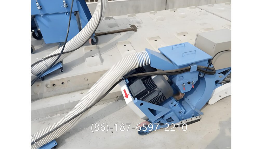 floor shot blasting machine is a surface preparation equipment that uses high-speed steel shots to impact the floor surface, removing contaminants and creating a clean, rough, and uniform texture.