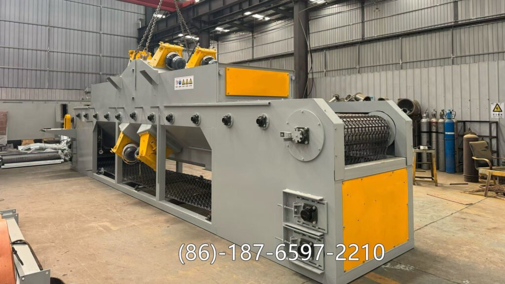 wire mesh belt shot blasting machine is a highly efficient, continuous cleaning equipment that uses a conveyor mesh belt and multi-angle blasting turbines to perform surface cleaning, strengthening, and finishing. It is stable, energy-efficient, and widely used in metal manufacturing industries.