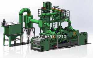 ire Mesh Belt Shot Blasting System is designed to keep the momentum going. Parts are loaded onto a high-wear-resistant wire mesh conveyor, passing through the blast chamber continuously for a flawless, uniform finish—no flipping or manual re-loading required.