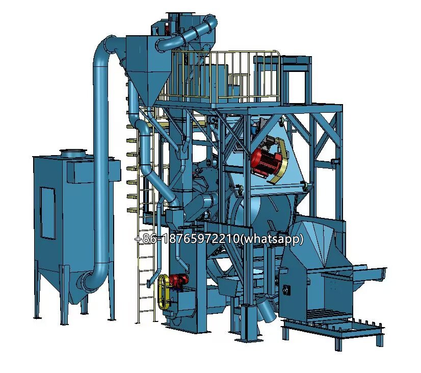 Tilting Drum Shot Blasting Machine is engineered for high-volume efficiency. By combining a 360° tumbling action with an automated tilting discharge, it ensures every part—no matter how complex—receives a uniform, professional finish without the manual labor.