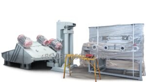 Compact No Bake Resin Sand Reclamation System enables foundries to recover valuable silica sand, minimize waste, and create a more efficient, sustainable production process—without requiring a large factory footprint.