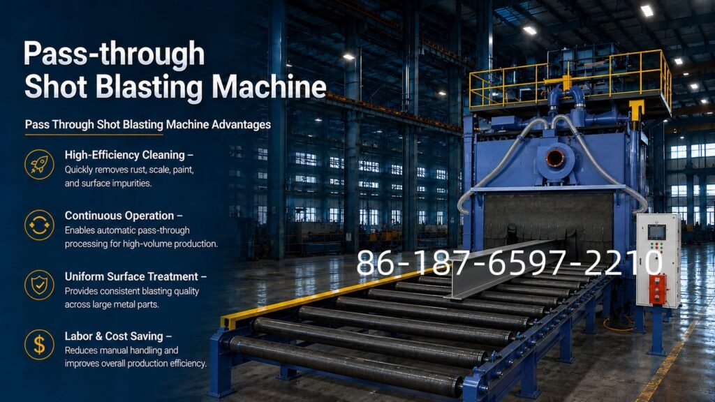 Learn how a Roller Conveyor Shot Blasting Machine cleans steel plates and metal parts using high-speed abrasive blasting. Discover its working principle, technical parameters, applications, benefits, and how to choose the right machine.
