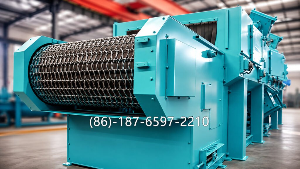 wire mesh belt conveyor shot blasting machine is a continuous-type abrasive blasting system designed for small to medium-sized workpieces.