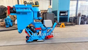 compact floor shot blasting machine is a mechanical surface preparation unit designed to propel steel abrasive onto a horizontal work surface using a centrifugal blasting wheel.